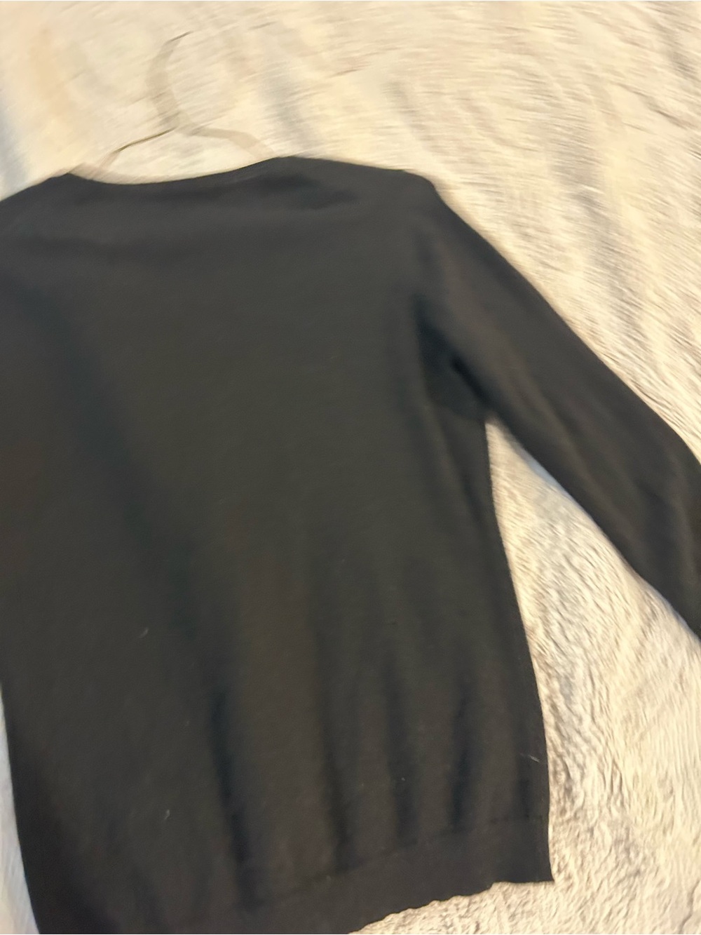 Charter Club Black V-Neck women’s  Sweater - Picture 3 of 4